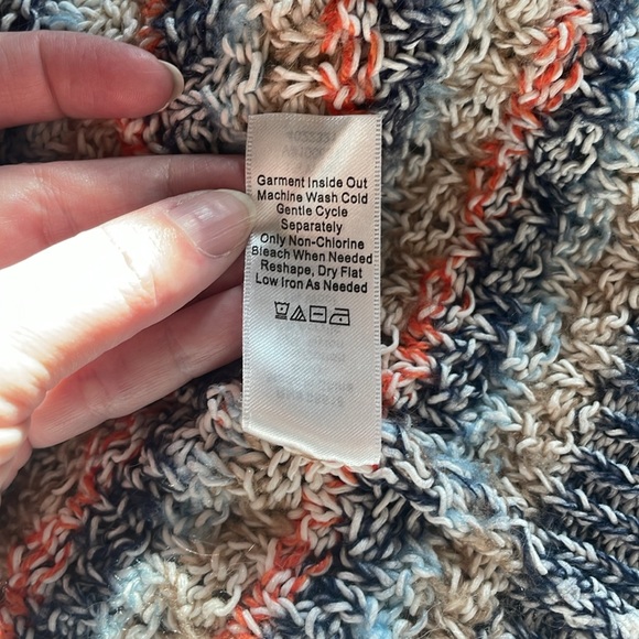 Coldwater Creek long cardigan open front sweater, multicolor, size 1x women’s - Picture 6 of 8